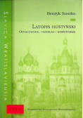 Latopis Hustyński Opracowanie przekład i komentarze