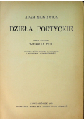 Mickiewicz Dzieła poetyckie 1934 r.