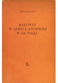 Kolonat w Afryce rzymskiej w I - II wieku