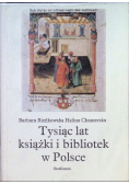 Tysiąc lat książki i bibliotek w Polsce