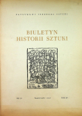 Biuletyn Historii Sztuki Nr 3/4 rok XV
