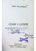 Czasy i ludzie 1905 r.