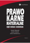 Prawo karne materialne Część ogólna i szczególna