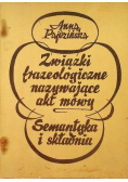 Związki frazeologiczne nazywające akt mowy