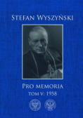 Pro memoria Tom 5 1958