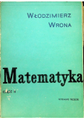 Matematyka Część I