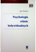 Psychologia różnic indywidualnych Tom 10