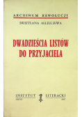 Dwadzieścia listów do przyjaciela