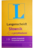 Słownik z przykładami polsko - hiszpański  hiszpańsko - polski