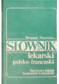 Słownik lekarski polsko-francuski