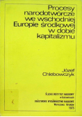 Procesy narodotwórcze we wschodniej Europie środkowej  dobie kapitalizmu