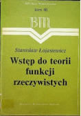Wstęp do teorii funkcji rzeczywistych