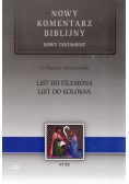 Nowy komentarz biblijny List do Filemona List do Kolosan NT 12
