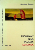Źródłowy sens pojęcia estetyka