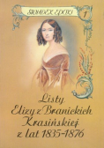 Listy Elizy z Branickich Krasińskiej z lat 1835 - 1976
