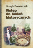 Wstęp do badań historycznych