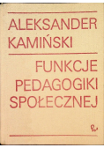 Funkcje pedagogiki społecznej