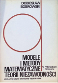 Modele i metody matematyczne teorii niezawodności