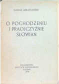 O pochodzeniu i praojczyźnie Słowian 1946 r.