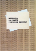 Instrukcja do ćwiczeń z fizjologii zwierząt