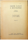 Zbiór zadań z mechaniki Część III Dynamika