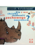 Kto z was chciałby rozweselić pechowego nosorożca?