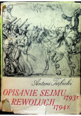 Opisanie sejmu 1793 r O rewolucji 1794 r