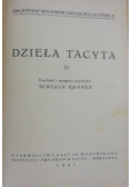 Dzieła Tacyta Tom IV, 1947 r.