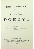 Konopnicka Wybór poezji