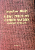 Słowotwórstwo polskich  nazwisk