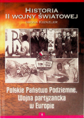 Polskie Państwo Podziemne Wojna Partyzancka W Europie