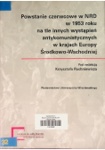 Powstanie czerwcowe w NRD w 1953 roku na tle innych wystąpień antykomunistycznych w krajach Europy Środkowo  Wschodniej