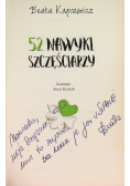 52 nawyki szczęściarzy