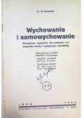 Wychowanie i samowychowanie, 1934 r.
