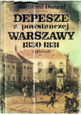 Depesze z powstańczej Warszawy 1830-1831