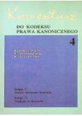 Komentarz do kodeksu prawa kanonicznego Tom 4