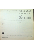 Konstrukcje budowlane dla architektów