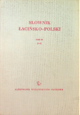 Słownik łacińsko polski Tom IV P-R