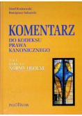 Komentarz do kodeksu prawa kanonicznego Tom I
