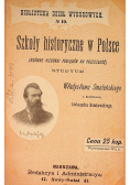 Szkoły historyczne w Polsce, 1898 r.