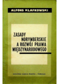 Zasady norymberskie a rozwój prawa międzynarodowego