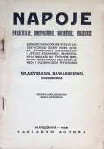 Napoje francuskie, amerykańskie, wiedeńskie, angielskie ,1930 r.