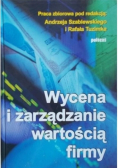Wycena i zarządzanie wartością firmy