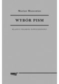 Massonius  Wybór pism