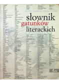 Słownik gatunków literackich