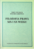 Filozofia prawa XIX i XX wieku