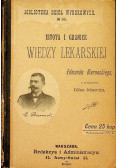Istota i granice wiedzy lekarskiej 1899 r.