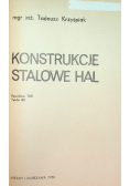 Konstrukcje stalowe hal