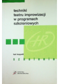 Techniki teatru improwizacji w programach szkoleniowych