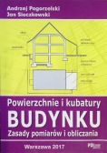 Powierzchnie i kubatury budynku